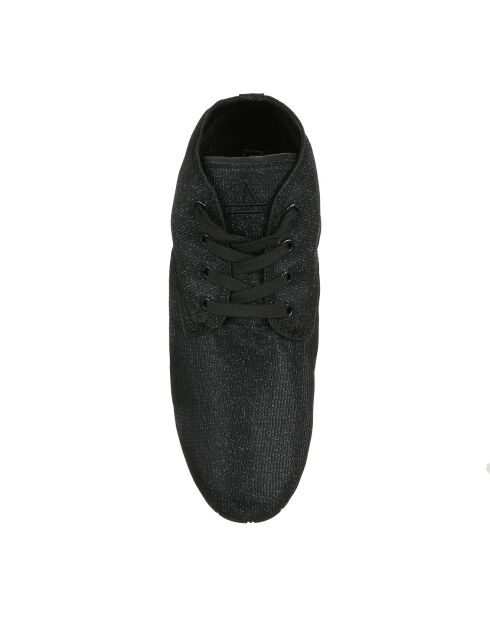 Tennis montantes en Toile noires