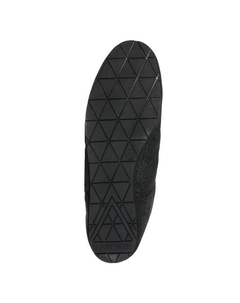 Tennis montantes en Toile noires