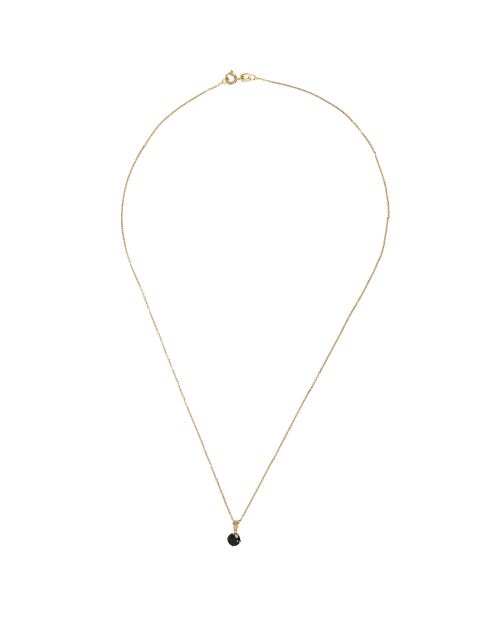 Ciondolo in oro giallo 0,7 ct con zaffiro