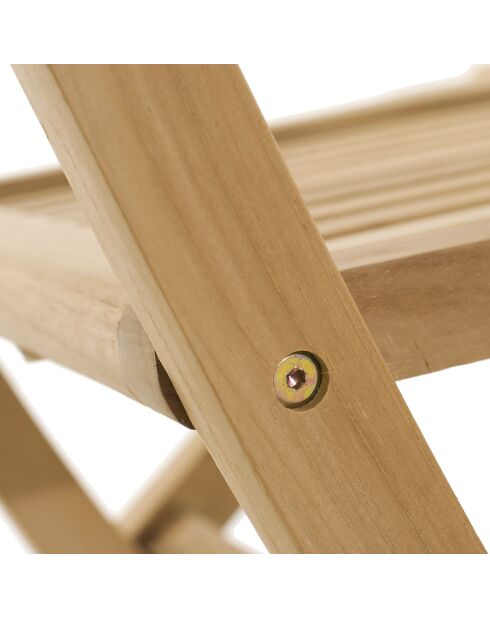 2 sillas Lombock de teca - 50x60x99 cm