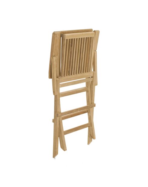 2 sillones Java de teca - 55x60x90 cm