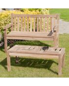 Table basse Fun teck massif - 100x50x40 cm