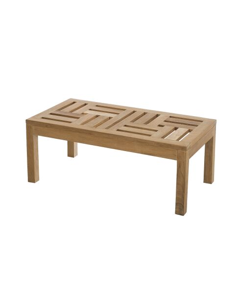 Table basse Fun teck massif - 100x50x40 cm