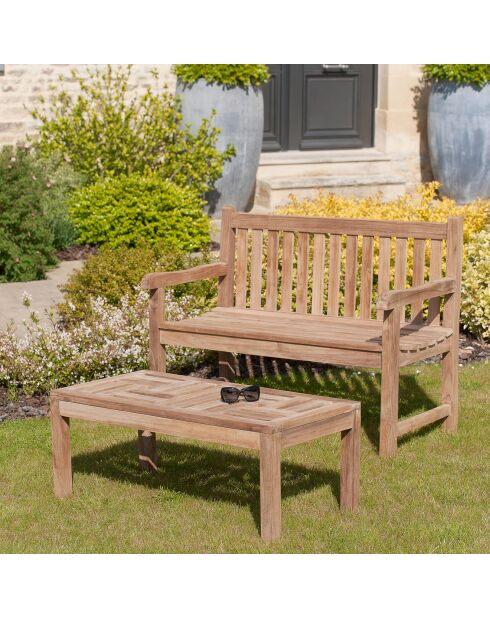 Banc Java teck - 120x62x90 cm