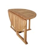 Table ronde papillon Fun teck - D.120xH.75 cm