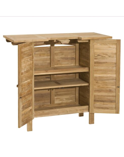 Bar Fun teck massif - 120x50x110 cm