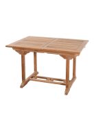 Table rectangulaire extensible Fun teck -  120/180x90 cm