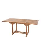 Table rectangulaire extensible Fun teck -  120/180x90 cm