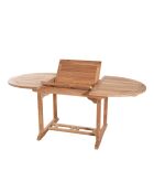 Table ovale extensible Fun teck - 120/180x90 cm