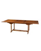 Table rectangulaire extensible Maeva teck huilé - 180/240x100 cm