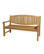 Banc ovale Fun teck - 150x63x98 cm