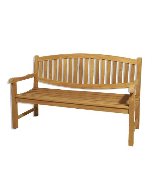 Banc ovale Fun teck - 150x63x98 cm