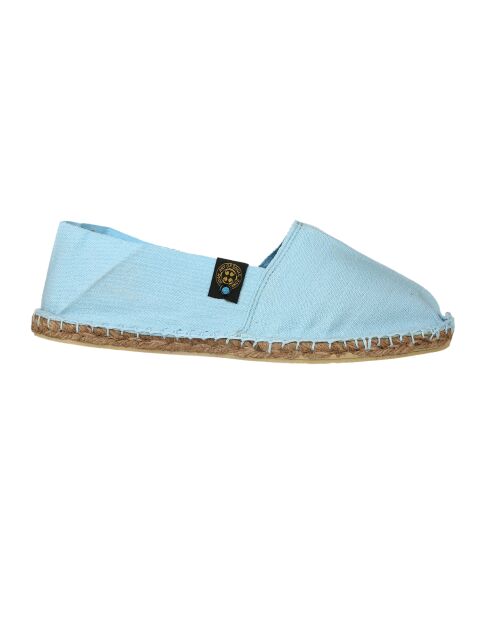 Hemelsblauwe effen espadrilles