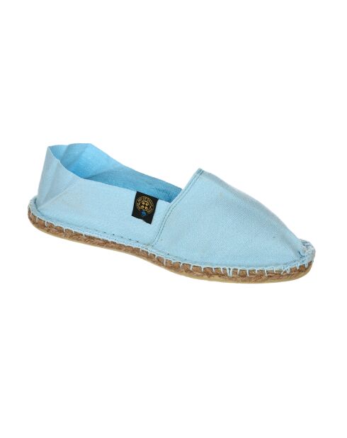 Hemelsblauwe effen espadrilles