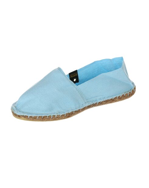 Hemelsblauwe effen espadrilles