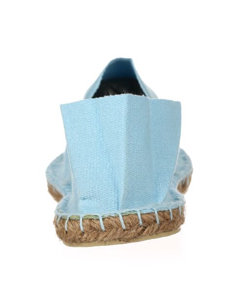 Hemelsblauwe effen espadrilles