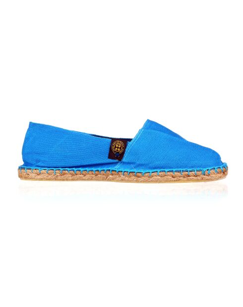 Espadrilles unies turquoise