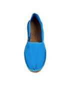 Espadrilles unies turquoise