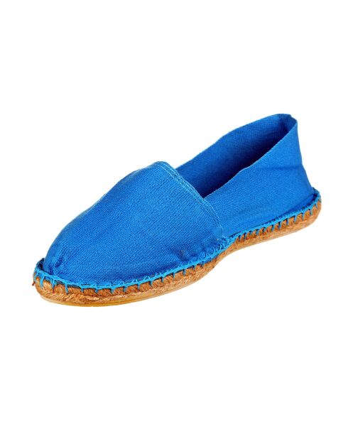 Espadrilles unies turquoise