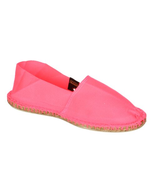 Roze espadrilles in fluo