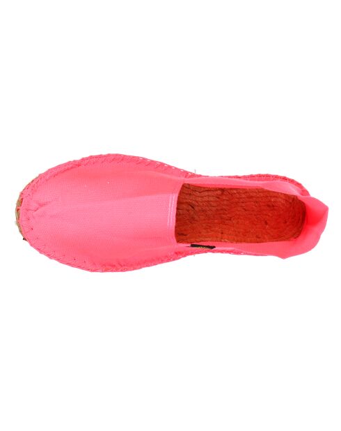 Roze espadrilles in fluo