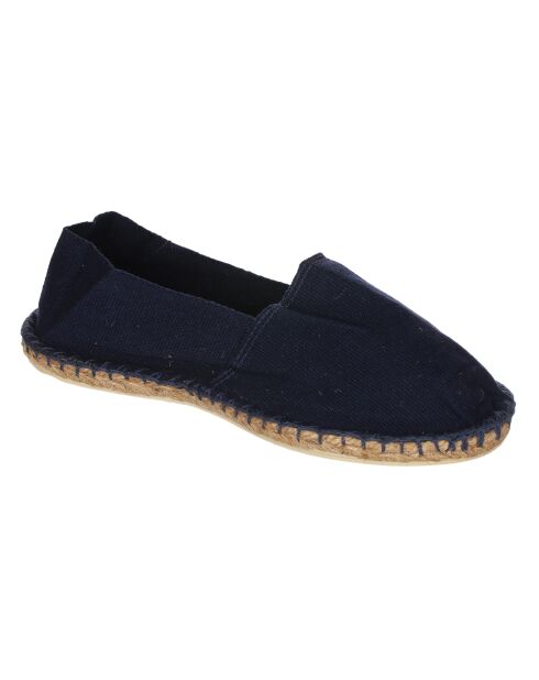 Marineblaue schlichte Espadrilles