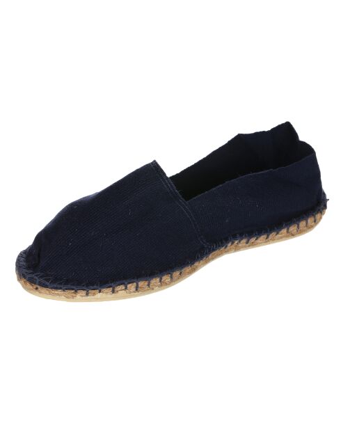 Marineblaue schlichte Espadrilles