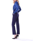 Pantalon droit bleu