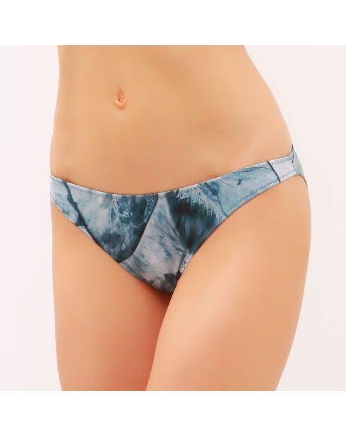 Bas de maillot Marble imprimé bleu