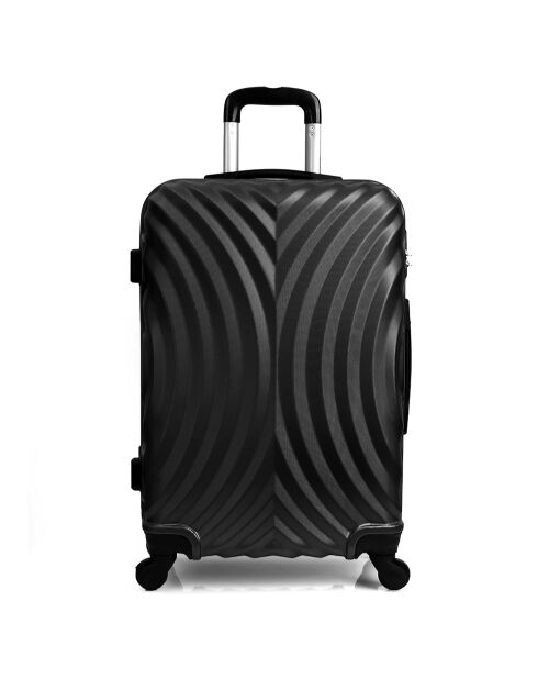 Valigia Long Stay Largos 70 cm nera a 4 ruote