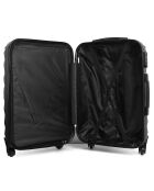 Valise Long Séjour 4 roues Largos 70 cm noire