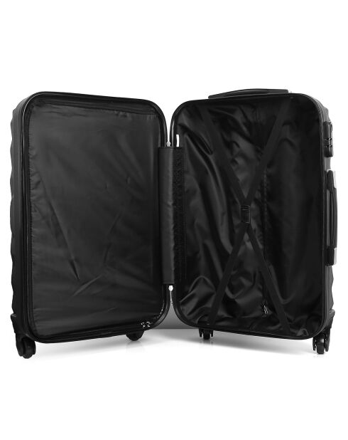 Valigia Largos da 60 cm nera a 4 ruote