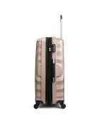Valise Cabine 4 roues Largos 50 cm dorée