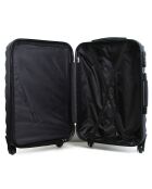 Largos blauwe koffer met 4 wielen en lang verblijf, 70 cm