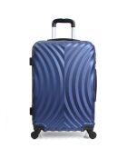 Largos middelgrote koffer met 4 wielen, 60 cm, blauw