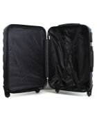 Largos middelgrote koffer met 4 wielen, 60 cm, blauw