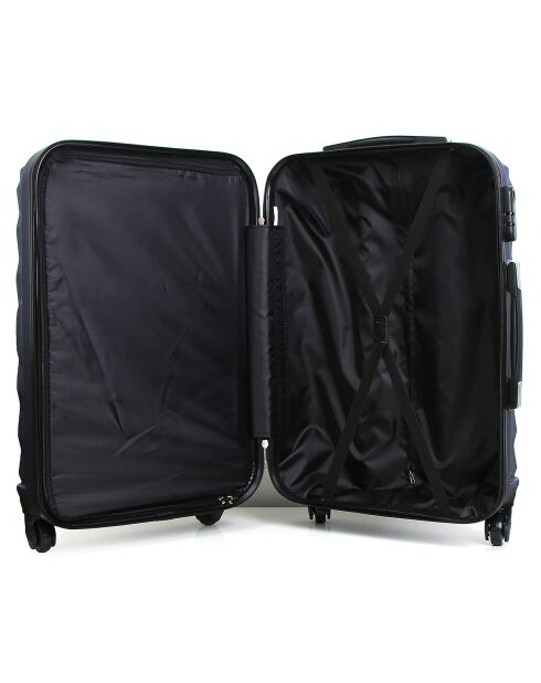 Valise Moyen Séjour 4 roues Largos 60 cm bleue