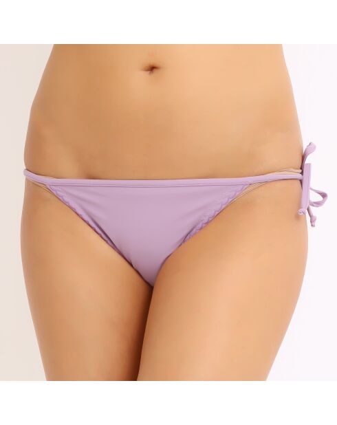 Culotte maillot de bain mauve