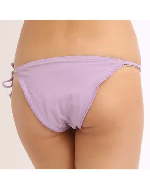 Culotte maillot de bain mauve