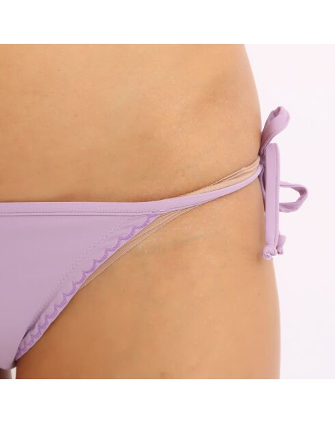 Culotte maillot de bain mauve