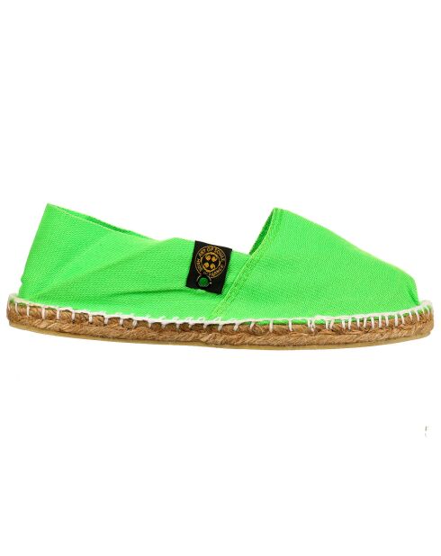 Neongrüne Espadrilles