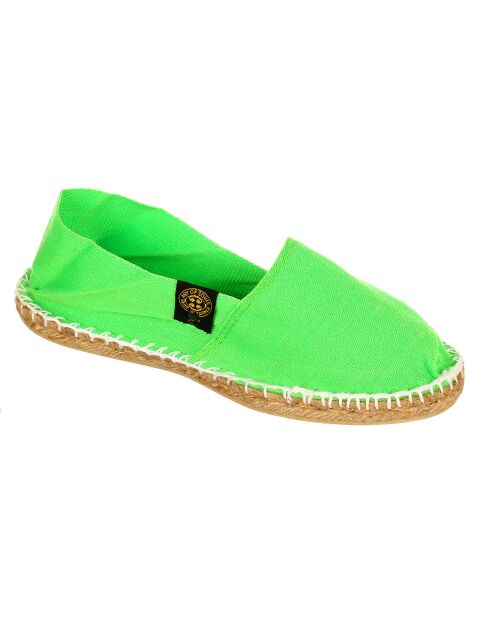 Neongrüne Espadrilles