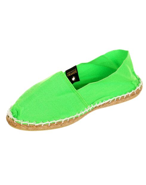 Neongrüne Espadrilles