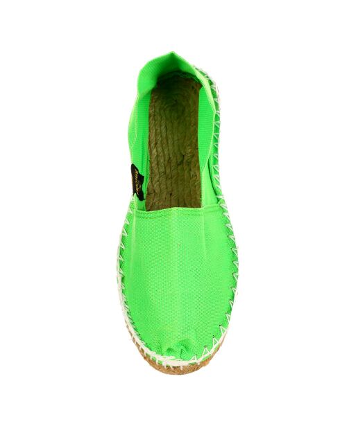 Neongrüne Espadrilles