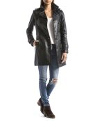 Veste en Cuir Oka noire