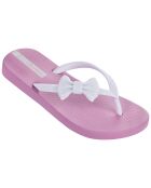 Tongs Lolita rose/blanc