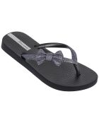 Tongs Lolita noir/argenté