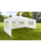 Tente de reception 4 murs  blanche - 3x6 m