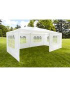 Tente de reception 4 murs  blanche - 3x6 m