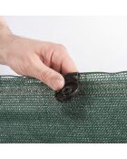 20 Clips pour brise vue noirs